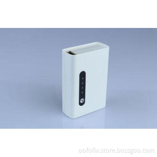 White 4800 Mah Emergency Slim Smart Power Bank 18650 With L